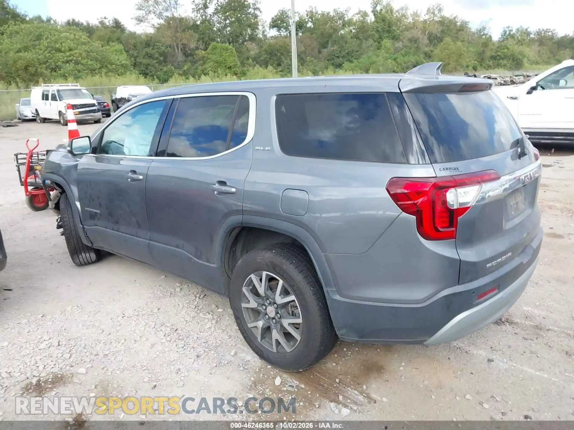3 Photograph of a damaged car 1GKKNKLA2MZ103520 GMC ACADIA 2021