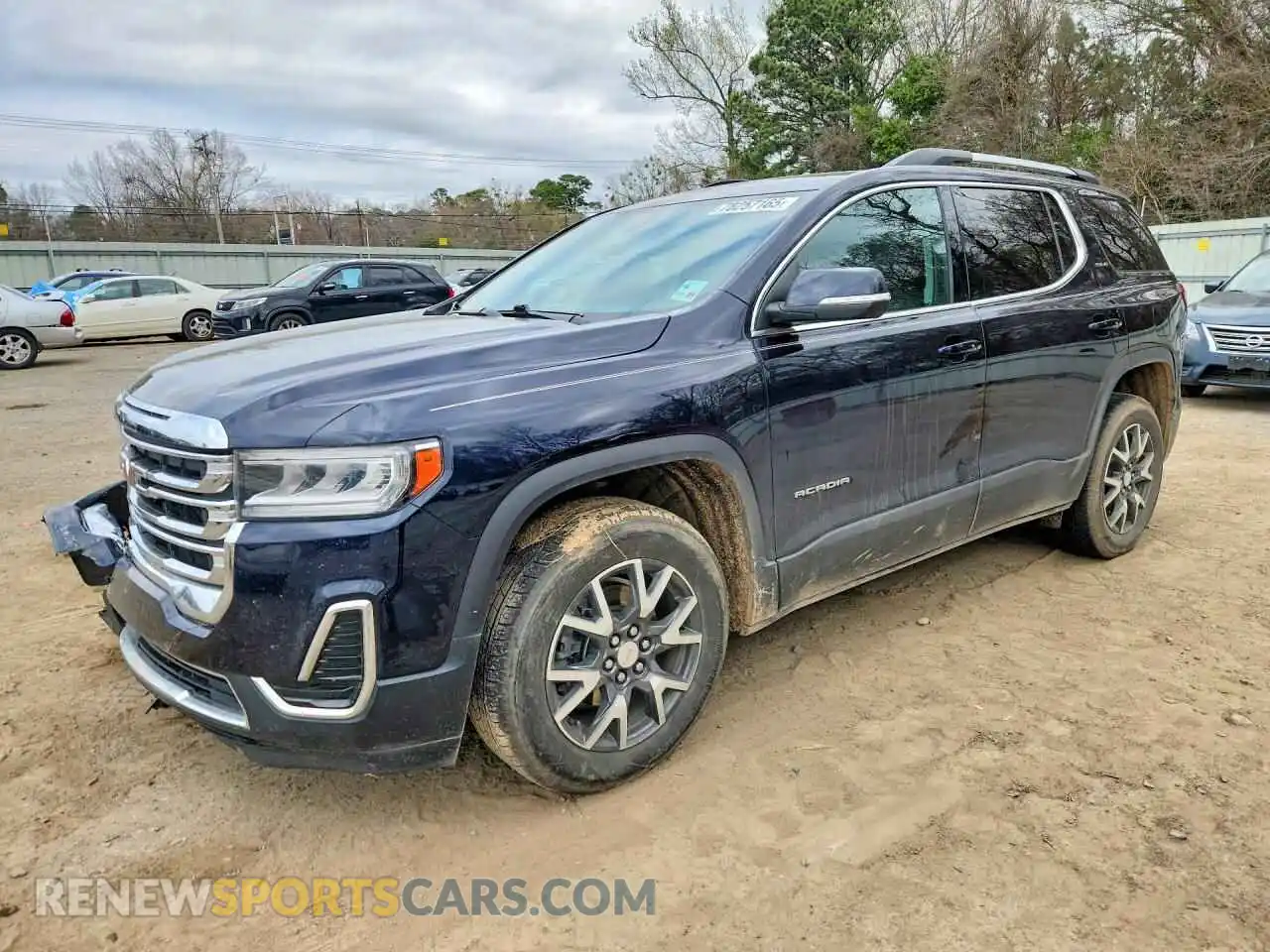 1 Photograph of a damaged car 1GKKNKLA2MZ193851 GMC ACADIA 2021