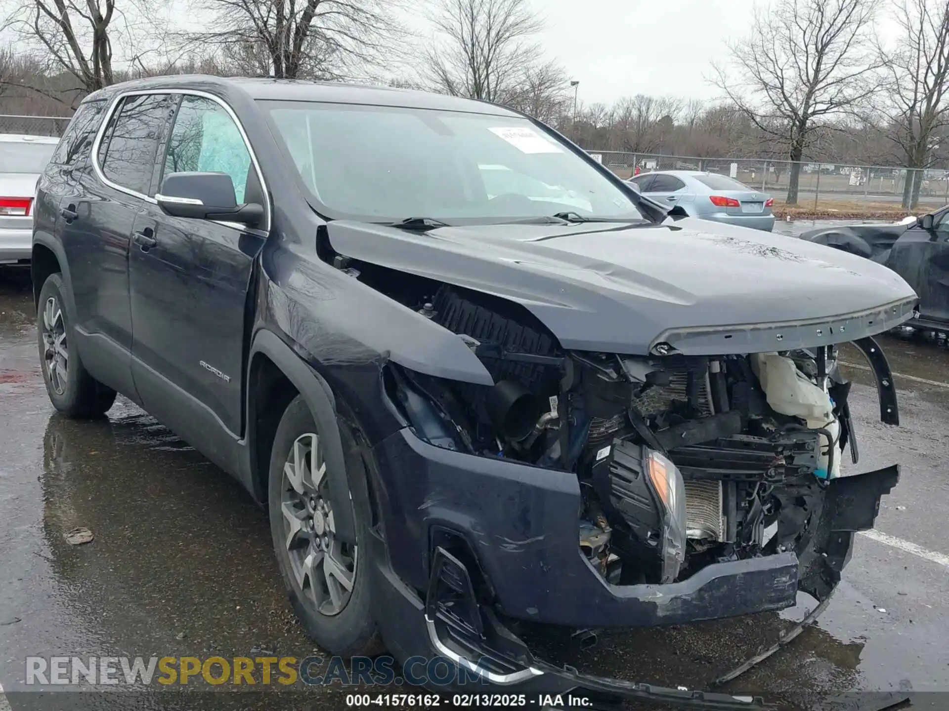 1 Photograph of a damaged car 1GKKNKLA3MZ131004 GMC ACADIA 2021