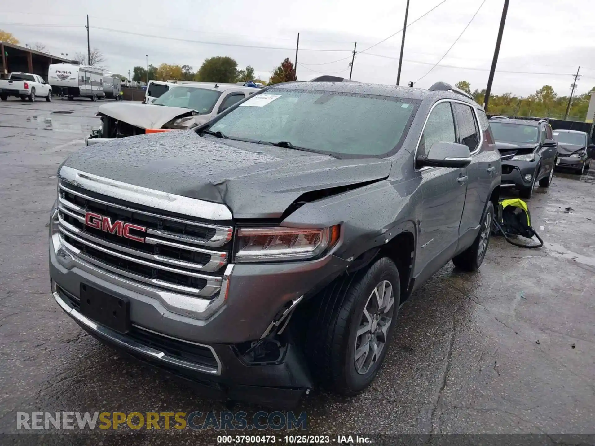 2 Фотография поврежденного автомобиля 1GKKNKLA3MZ229594 GMC ACADIA 2021