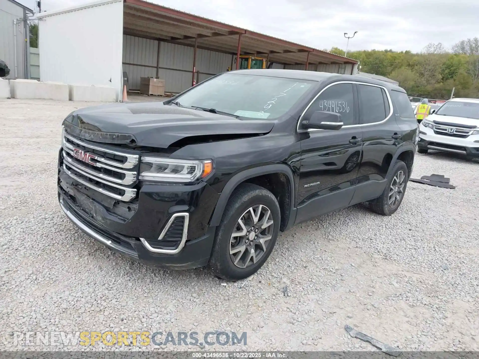 2 Photograph of a damaged car 1GKKNKLA4MZ117242 GMC ACADIA 2021
