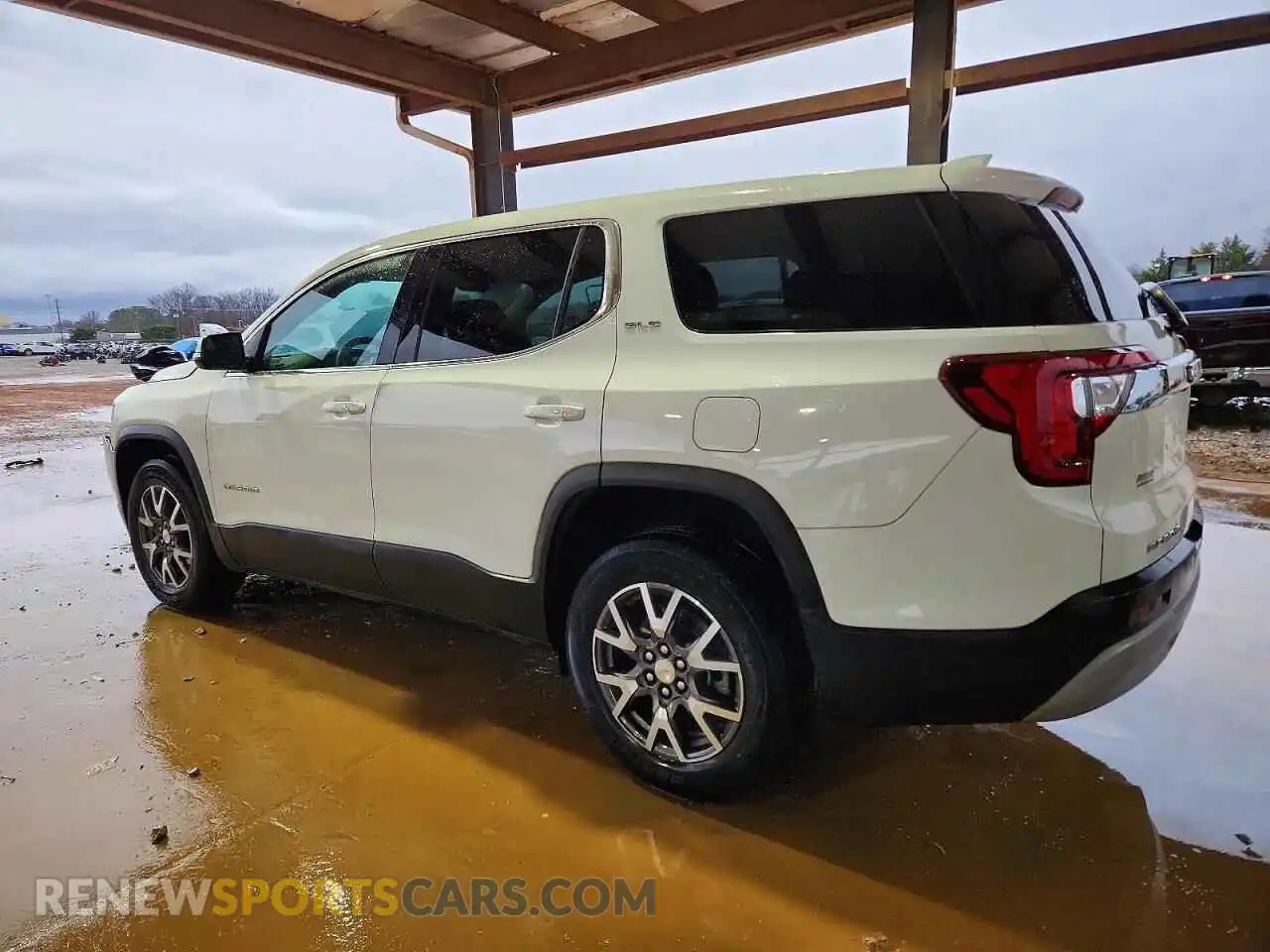 2 fotografías del automóvil dañado 1GKKNKLA4MZ154226 GMC ACADIA 2021