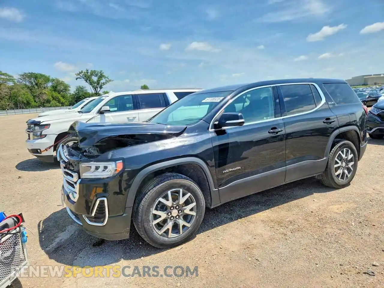 1 Photograph of a damaged car 1GKKNKLA4MZ207264 GMC ACADIA 2021