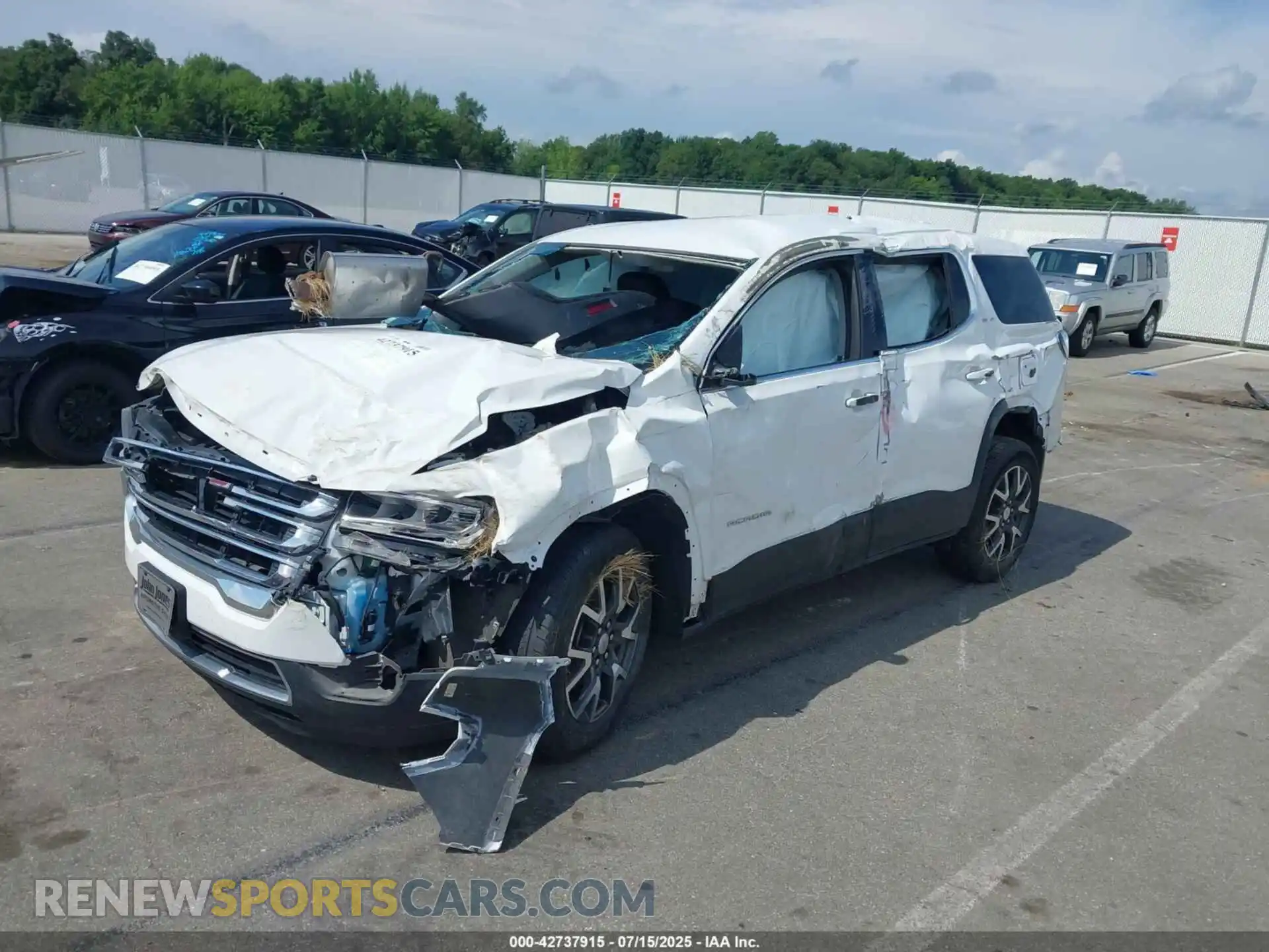 2 fotografías del automóvil dañado 1GKKNKLA5MZ168751 GMC ACADIA 2021