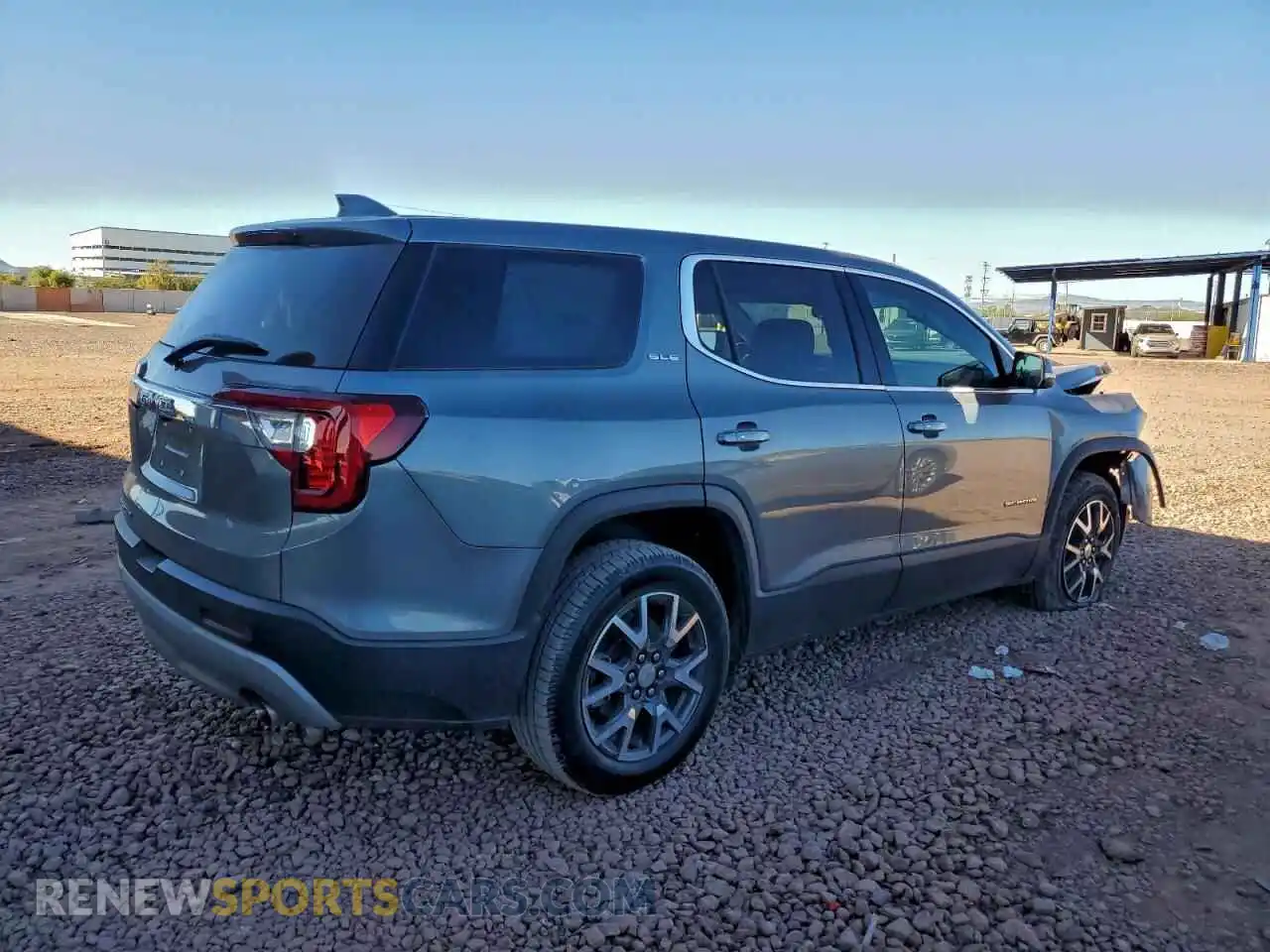 3 Photograph of a damaged car 1GKKNKLA5MZ176672 GMC ACADIA 2021
