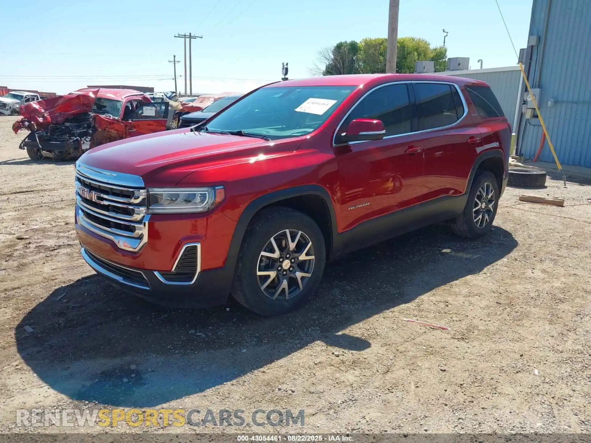 2 Photograph of a damaged car 1GKKNKLA6MZ155605 GMC ACADIA 2021