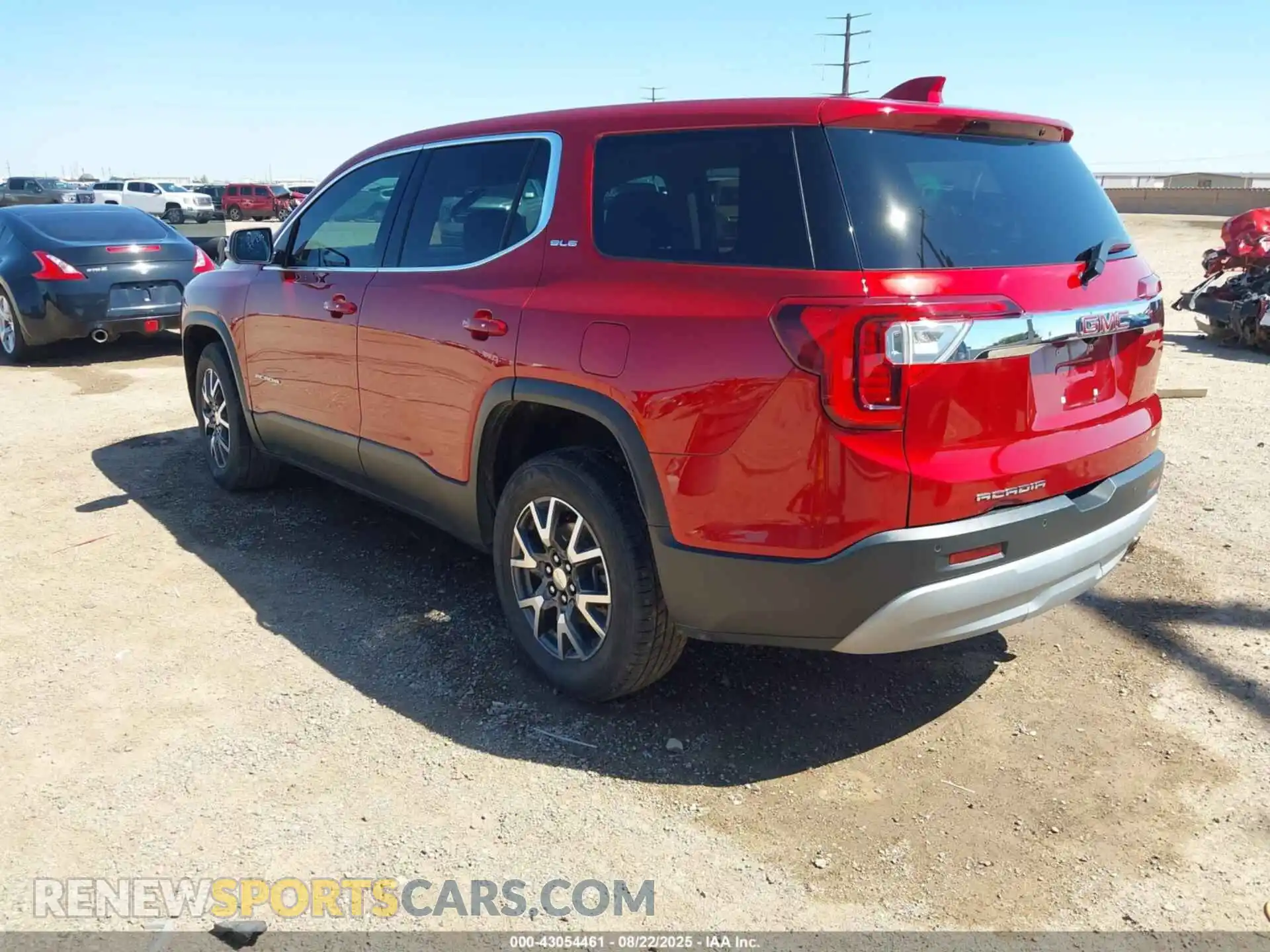 3 Photograph of a damaged car 1GKKNKLA6MZ155605 GMC ACADIA 2021