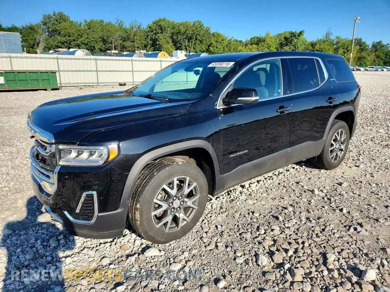 1 Photograph of a damaged car 1GKKNKLA7MZ140708 GMC ACADIA 2021