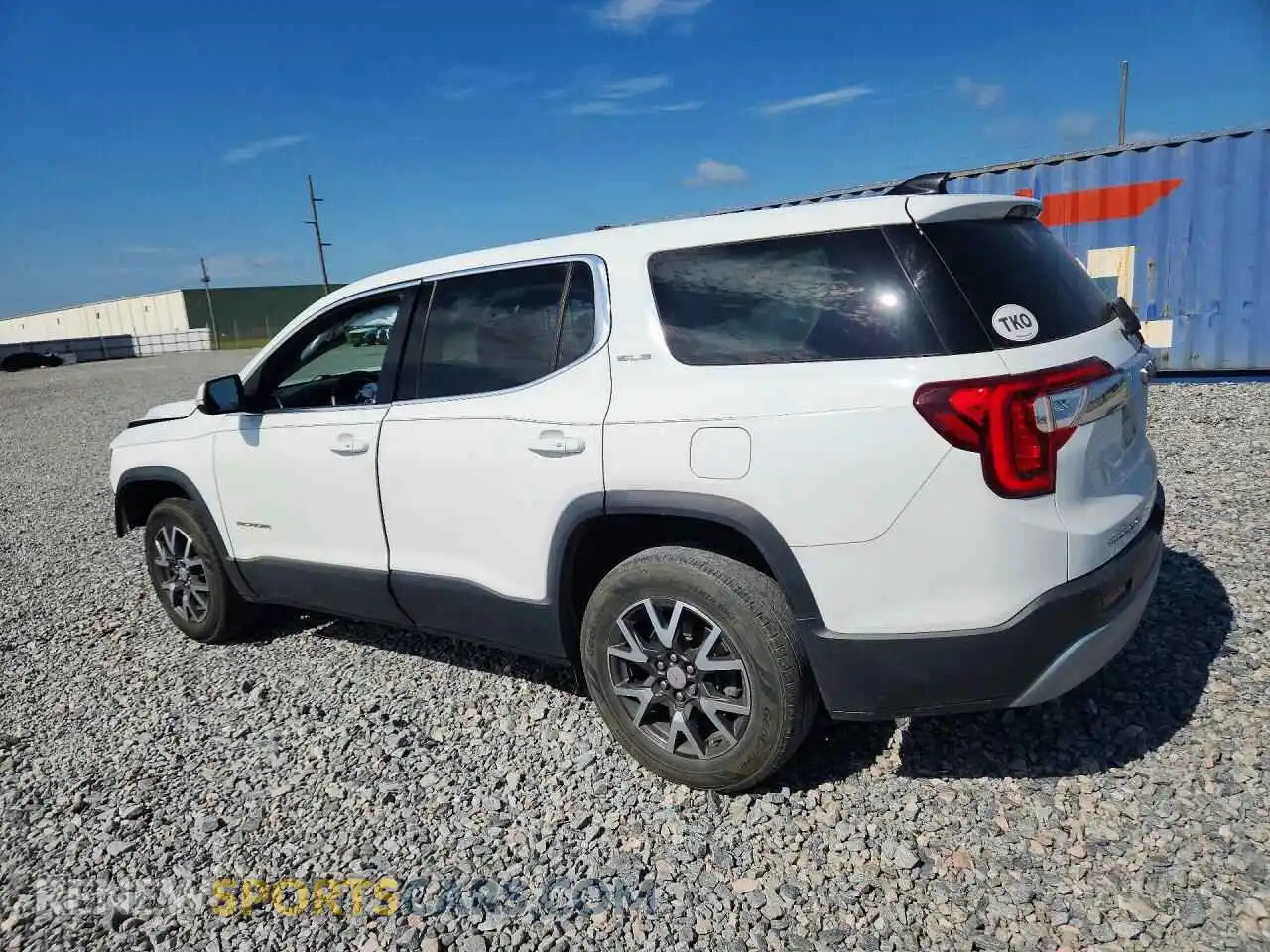 2 Фотография поврежденного автомобиля 1GKKNKLA7MZ173174 GMC ACADIA 2021