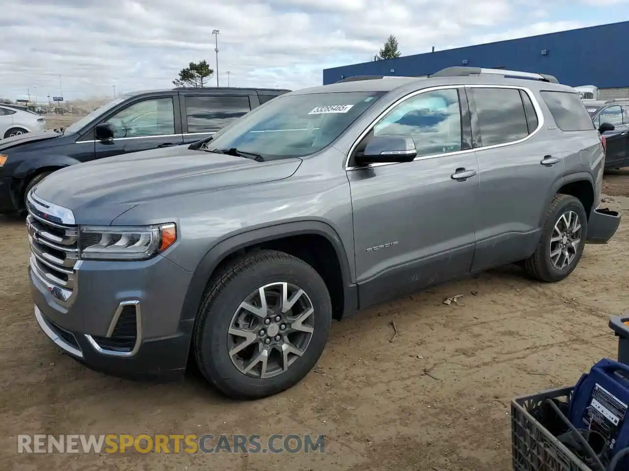 1 Photograph of a damaged car 1GKKNKLA8MZ176214 GMC ACADIA 2021