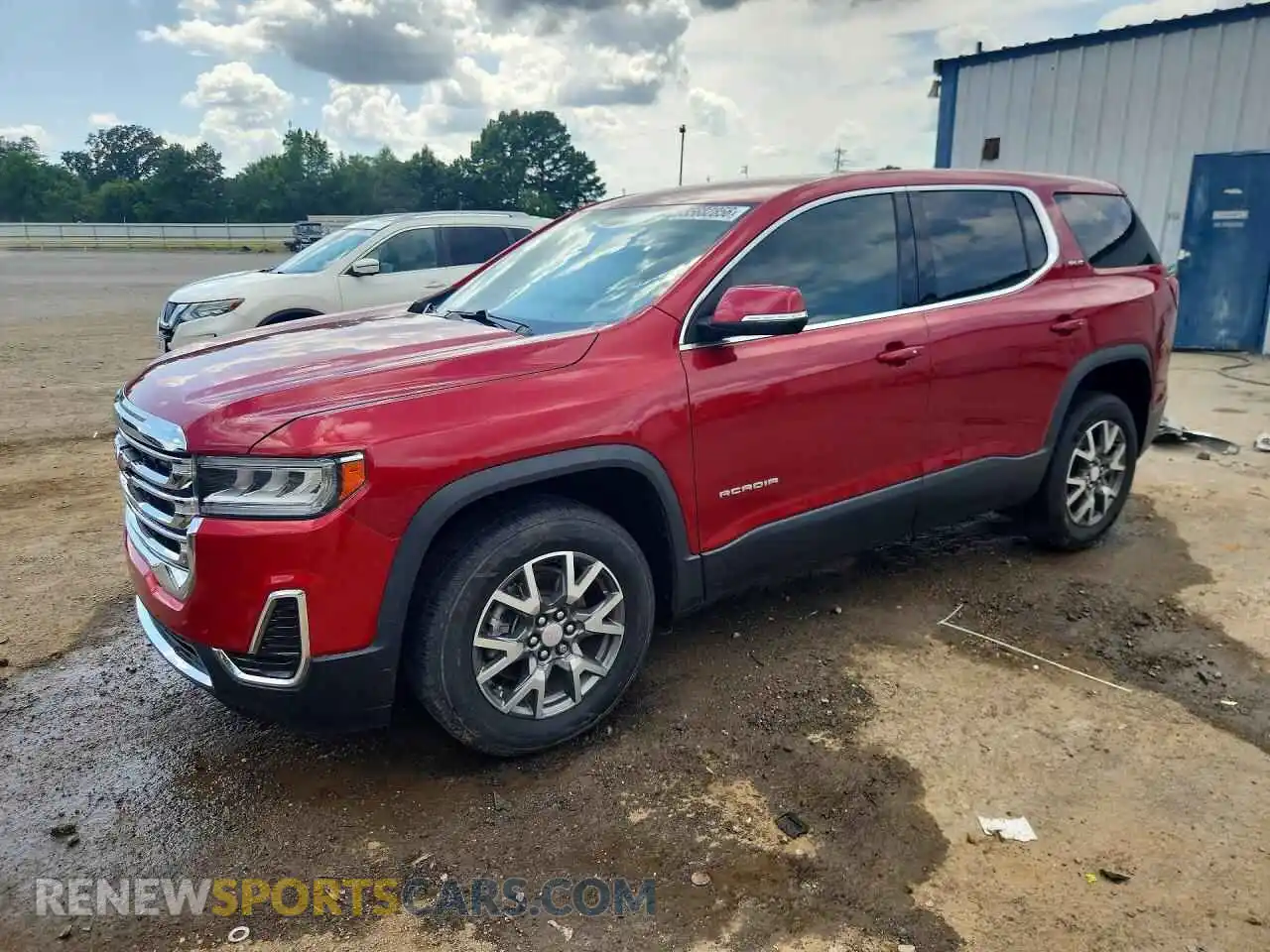 1 Photograph of a damaged car 1GKKNKLA8MZ227520 GMC ACADIA 2021