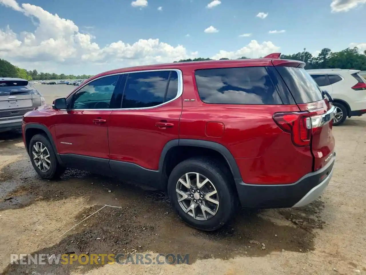 2 Photograph of a damaged car 1GKKNKLA8MZ227520 GMC ACADIA 2021