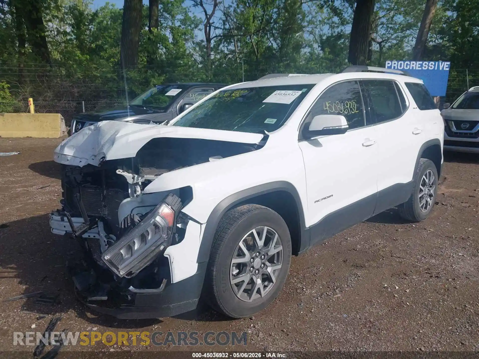 2 Фотография поврежденного автомобиля 1GKKNKLA8MZ232149 GMC ACADIA 2021