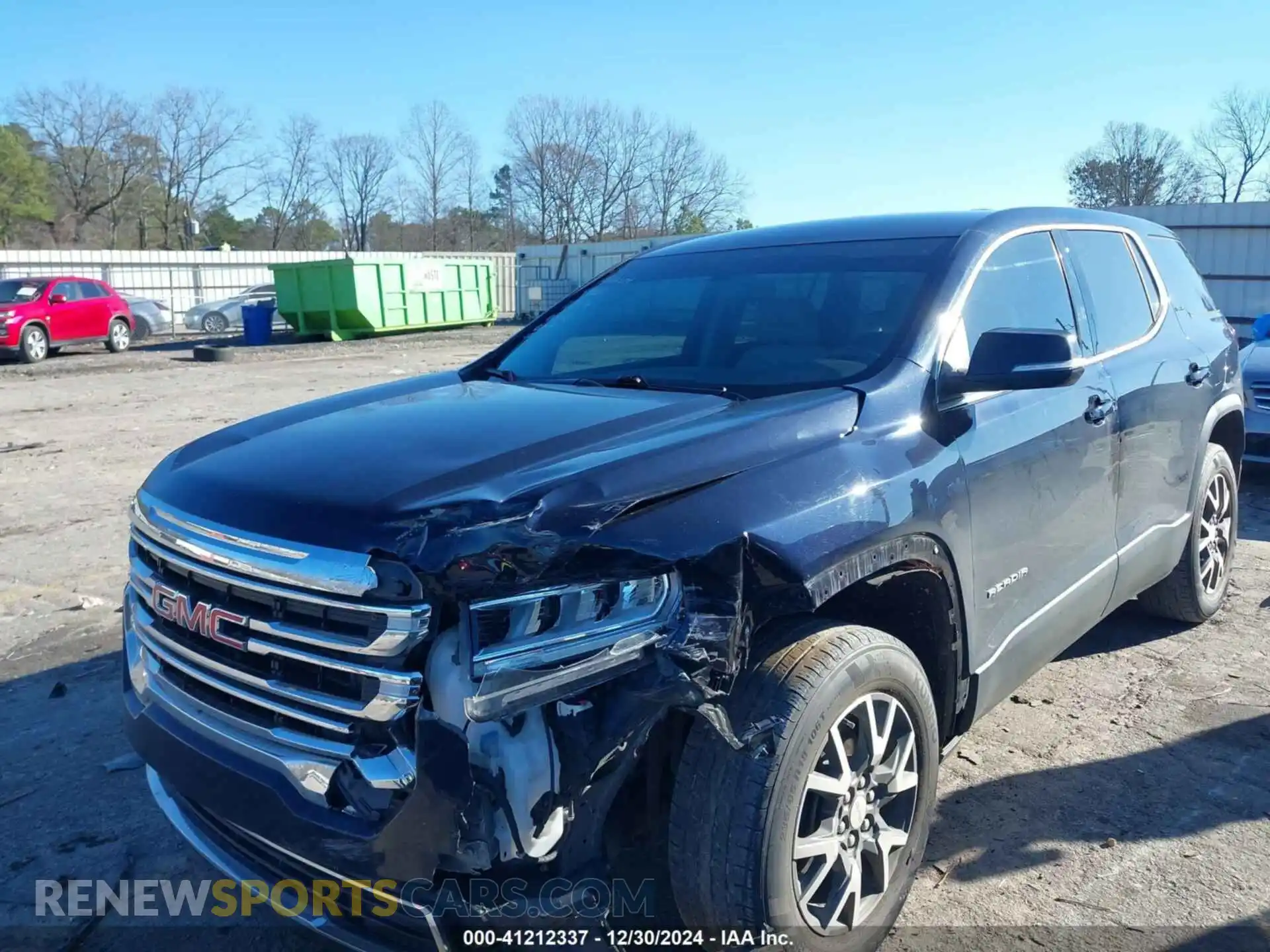 2 Photograph of a damaged car 1GKKNKLA9MZ136112 GMC ACADIA 2021
