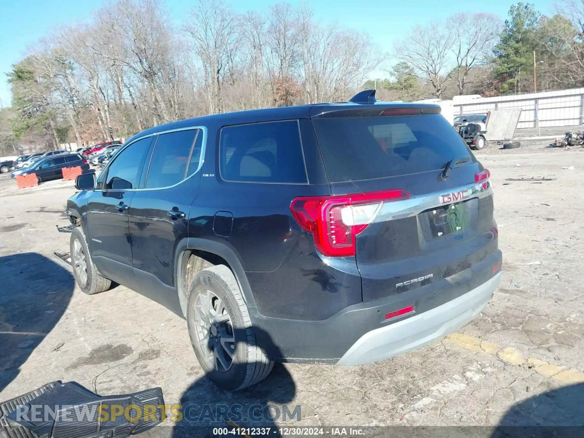 3 Photograph of a damaged car 1GKKNKLA9MZ136112 GMC ACADIA 2021