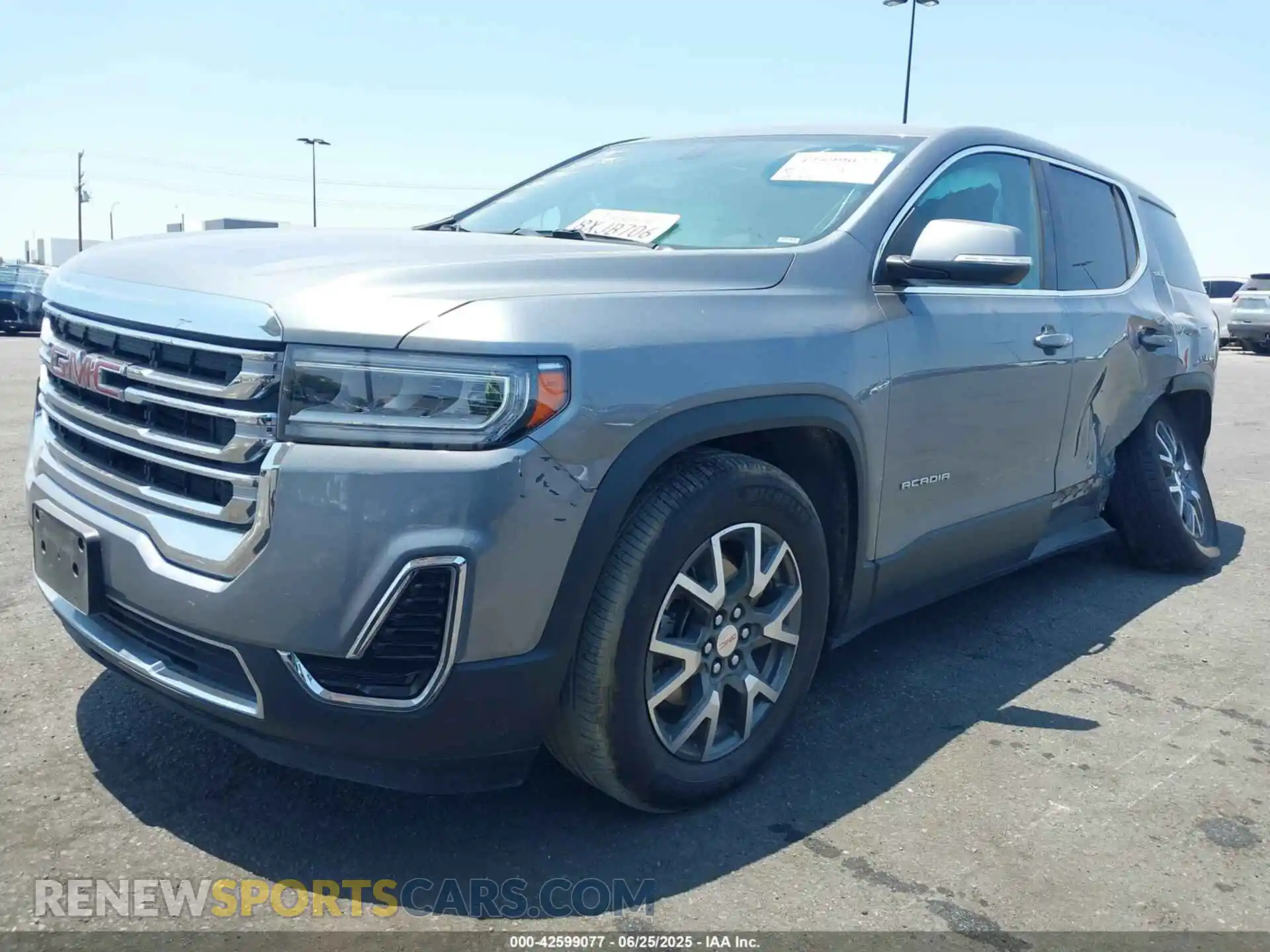2 Photograph of a damaged car 1GKKNKLA9MZ228885 GMC ACADIA 2021