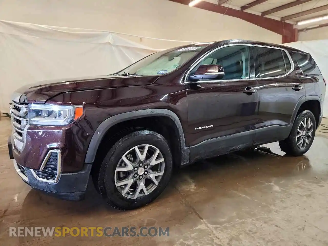 1 Photograph of a damaged car 1GKKNKLAXMZ142100 GMC ACADIA 2021
