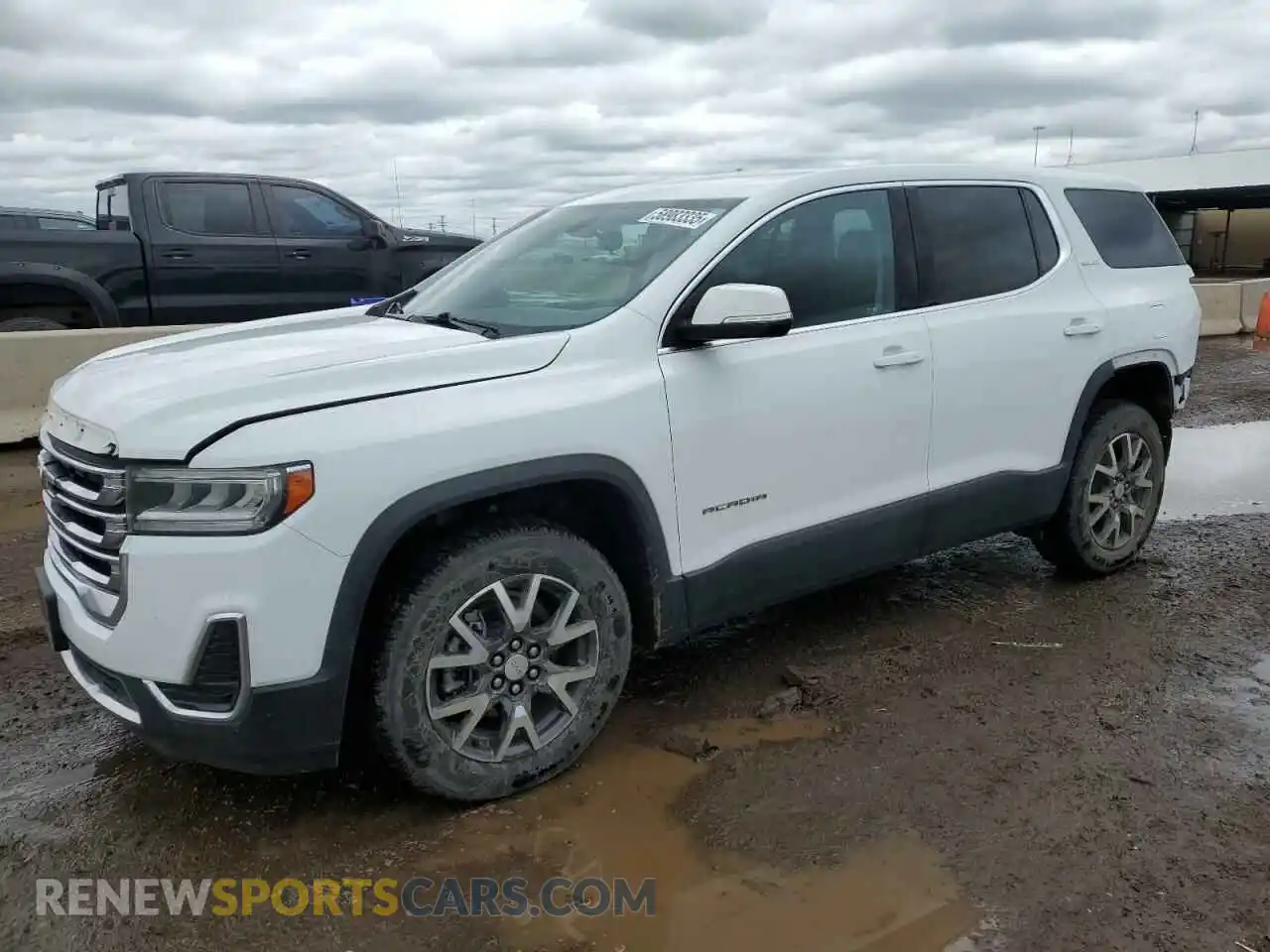 1 Photograph of a damaged car 1GKKNKLAXMZ160810 GMC ACADIA 2021