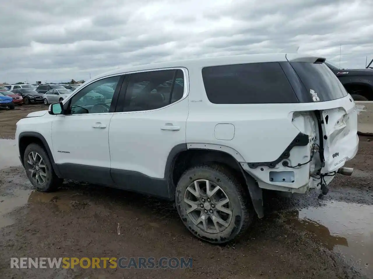 2 Photograph of a damaged car 1GKKNKLAXMZ160810 GMC ACADIA 2021