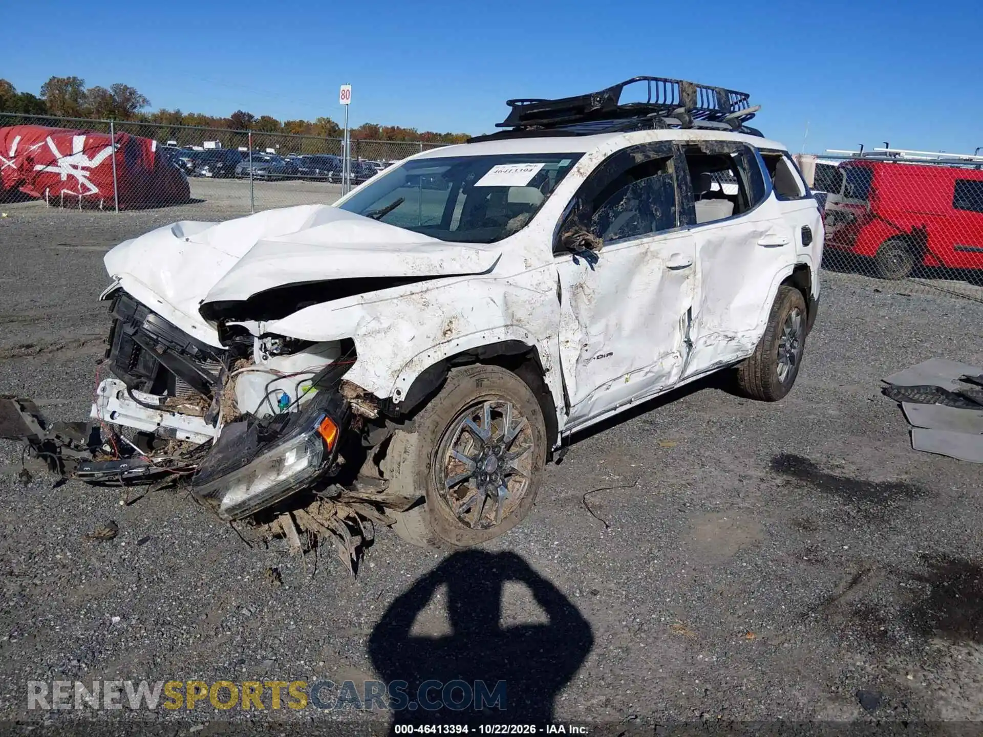 2 fotografías del automóvil dañado 1GKKNKLS0MZ110412 GMC ACADIA 2021