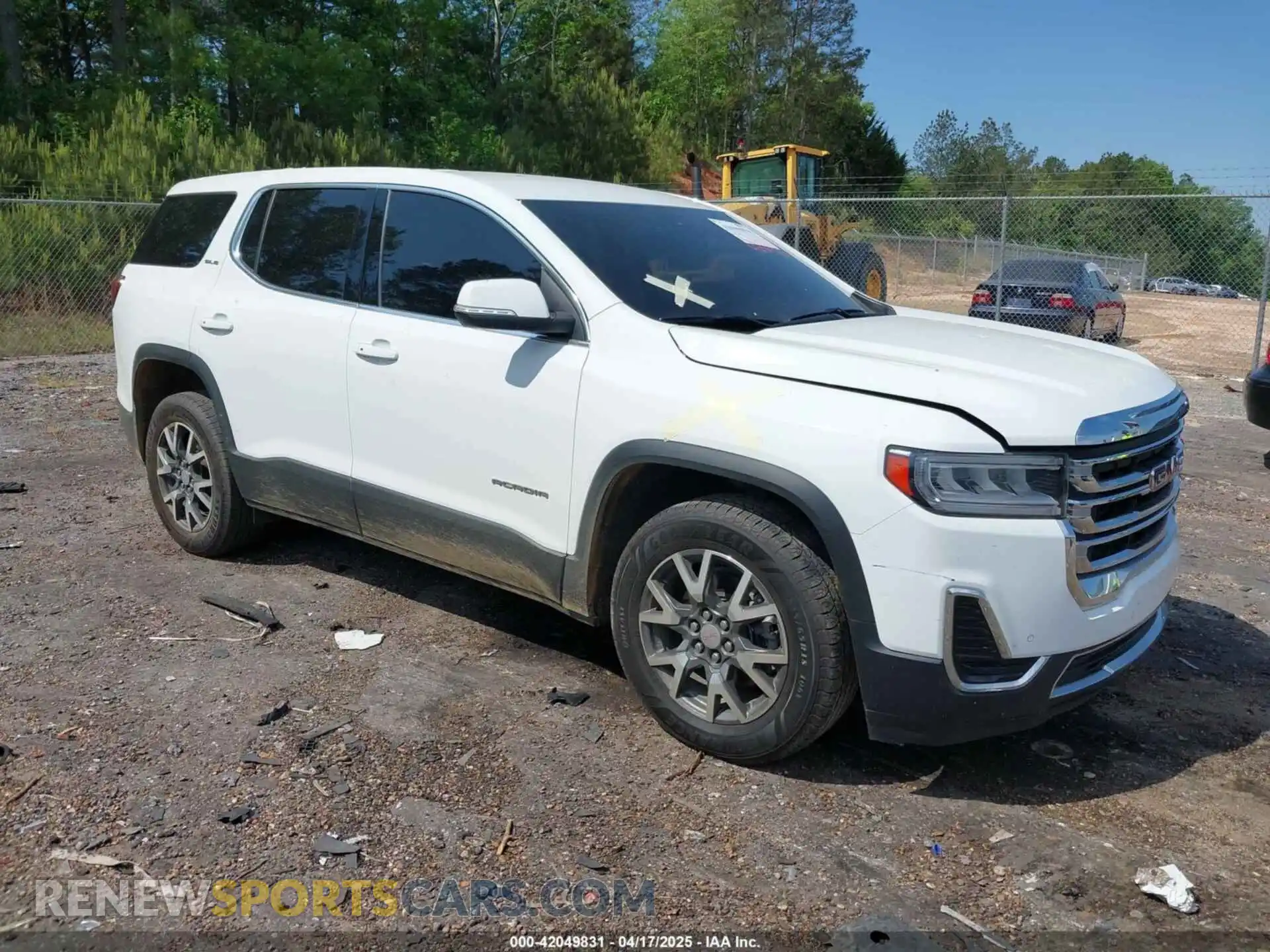 1 Photograph of a damaged car 1GKKNKLS0MZ195932 GMC ACADIA 2021