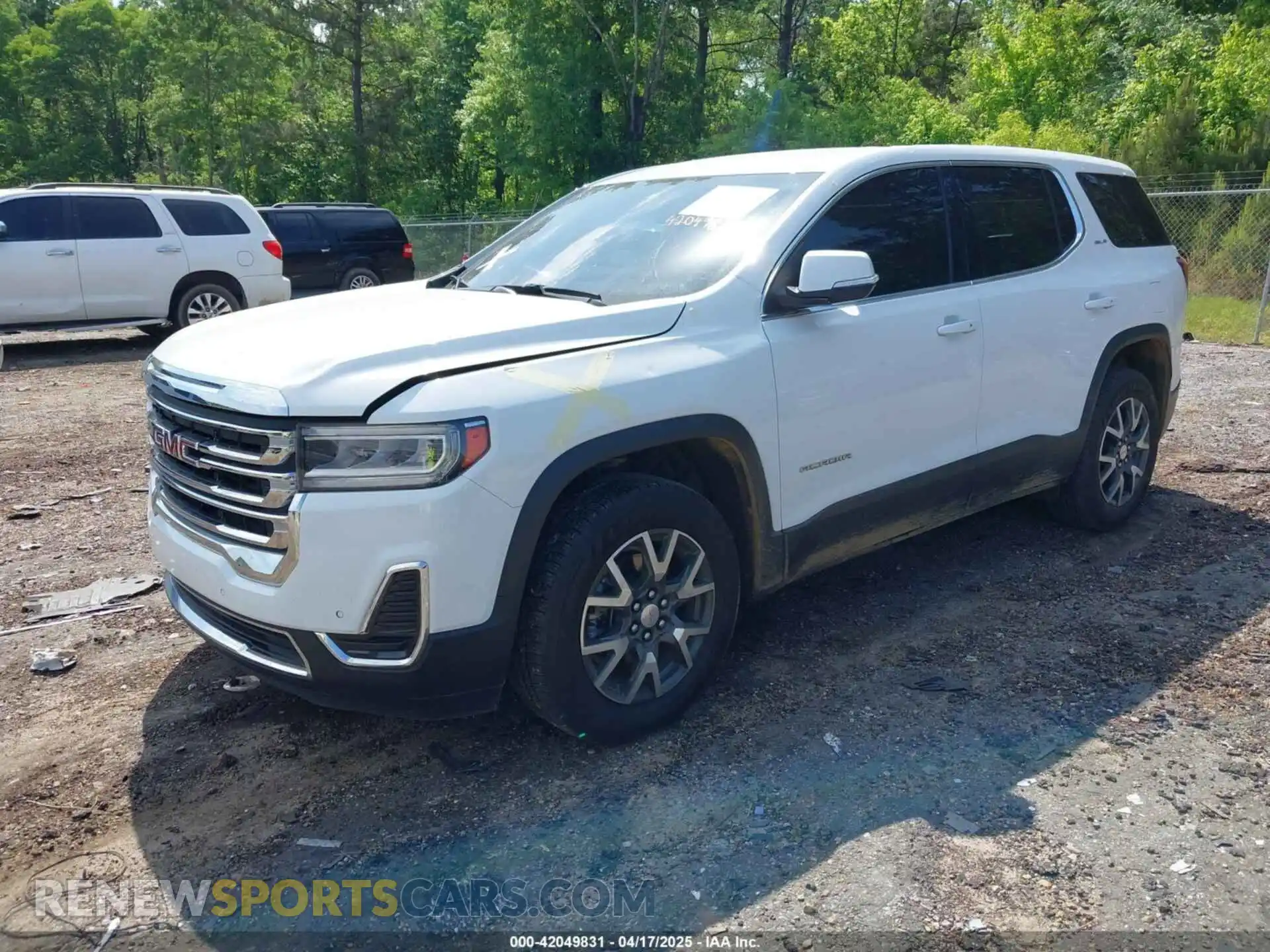 2 Photograph of a damaged car 1GKKNKLS0MZ195932 GMC ACADIA 2021
