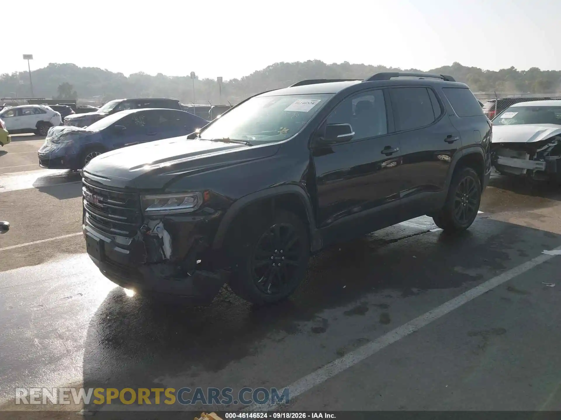 2 Photograph of a damaged car 1GKKNKLS1MZ214715 GMC ACADIA 2021