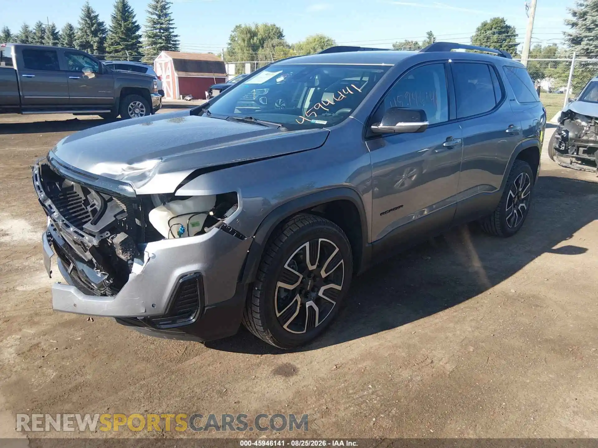 2 Photograph of a damaged car 1GKKNKLS2MZ194636 GMC ACADIA 2021