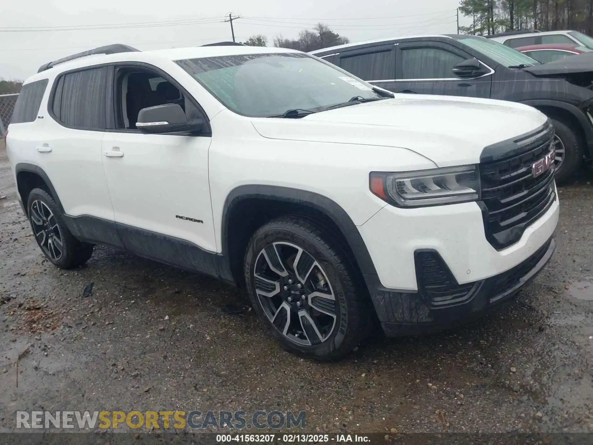1 Photograph of a damaged car 1GKKNKLS2MZ202461 GMC ACADIA 2021