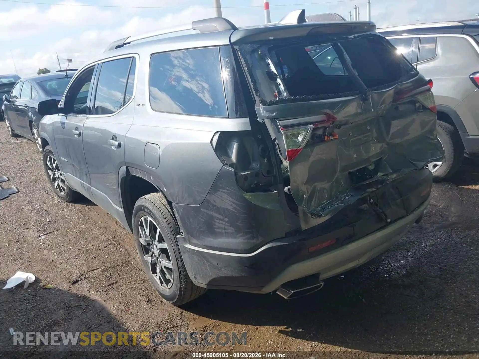 3 Фотография поврежденного автомобиля 1GKKNKLS4MZ105035 GMC ACADIA 2021