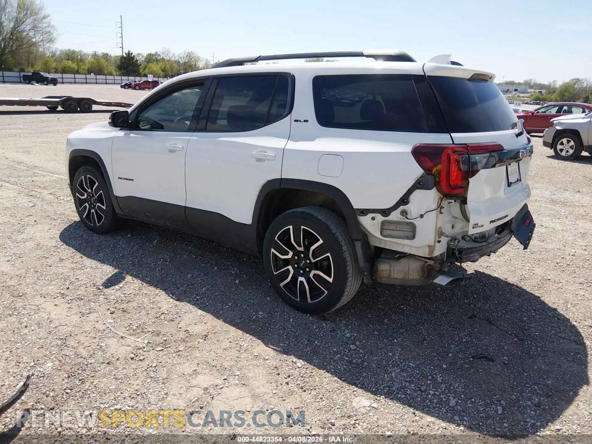 3 Photograph of a damaged car 1GKKNKLS6MZ192162 GMC ACADIA 2021