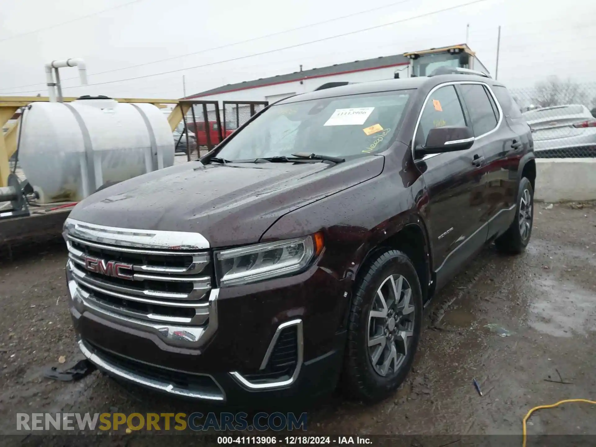 2 Photograph of a damaged car 1GKKNKLS7MZ104123 GMC ACADIA 2021