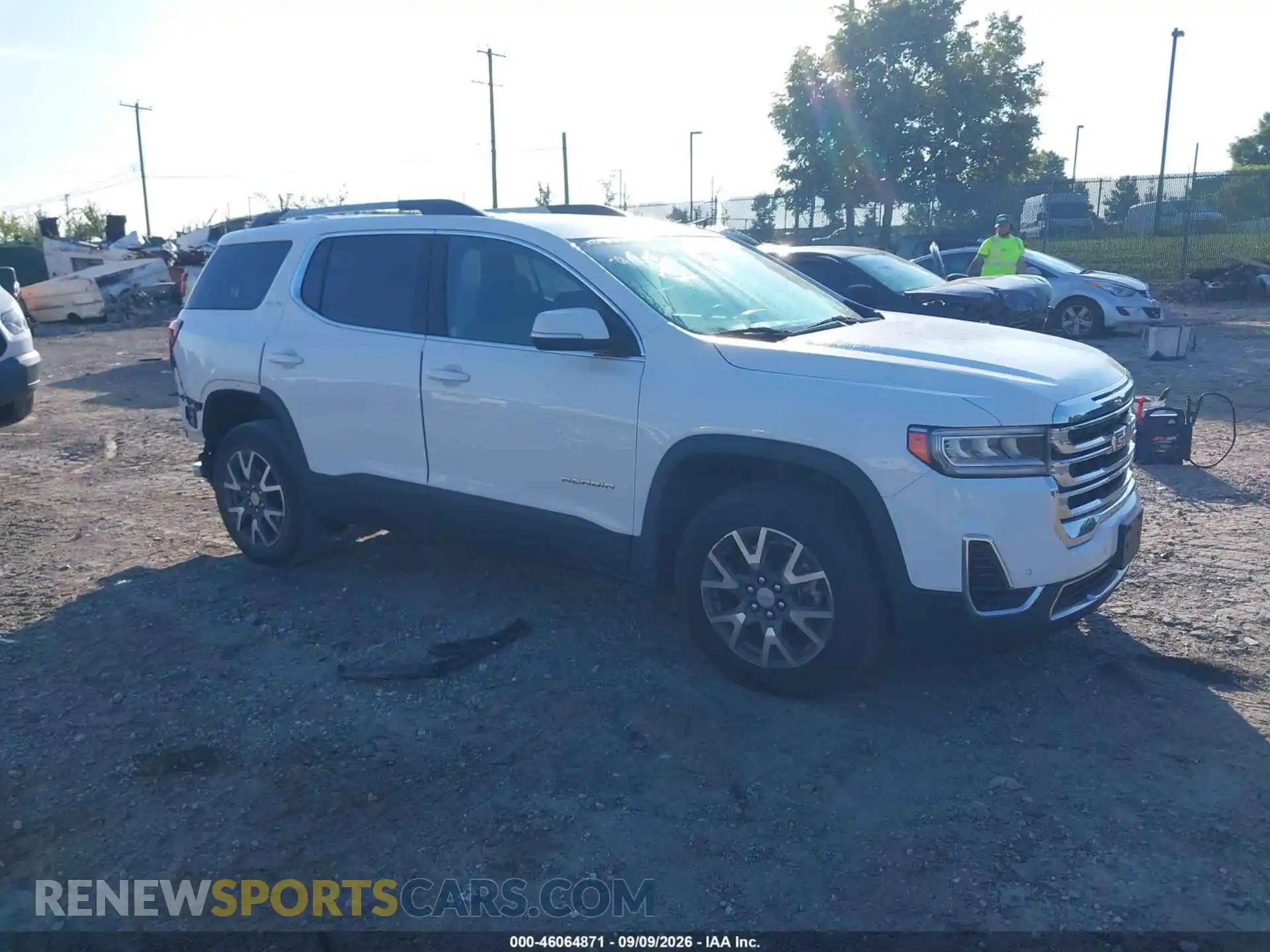 1 Photograph of a damaged car 1GKKNKLS9MZ112384 GMC ACADIA 2021