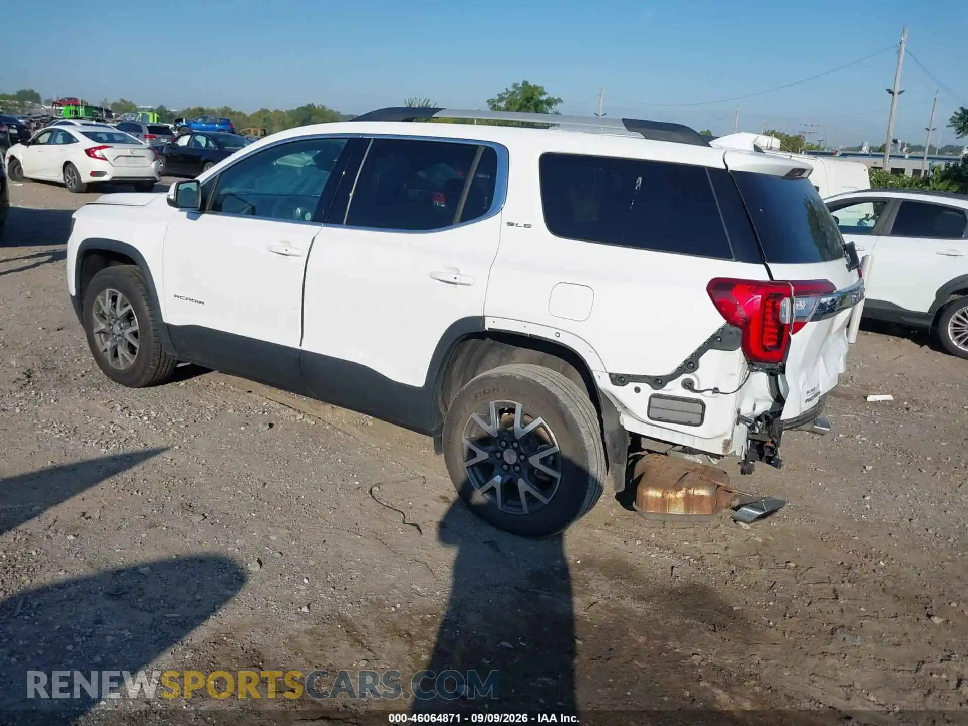 3 Photograph of a damaged car 1GKKNKLS9MZ112384 GMC ACADIA 2021