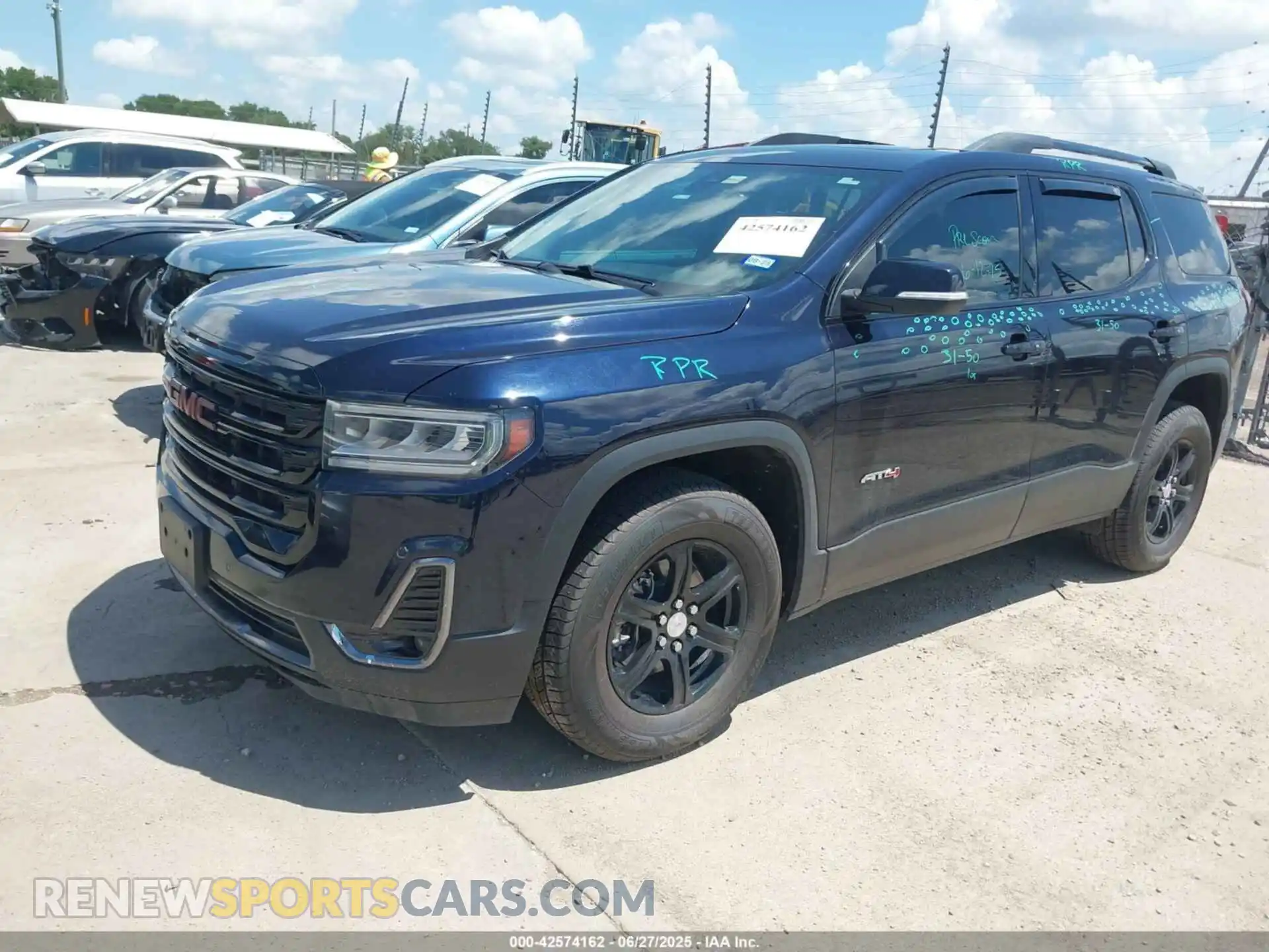2 Photograph of a damaged car 1GKKNLLS0MZ202206 GMC ACADIA 2021