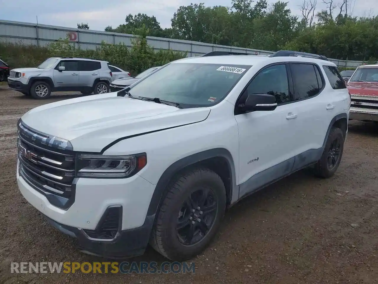 1 Photograph of a damaged car 1GKKNLLS0MZ205994 GMC ACADIA 2021
