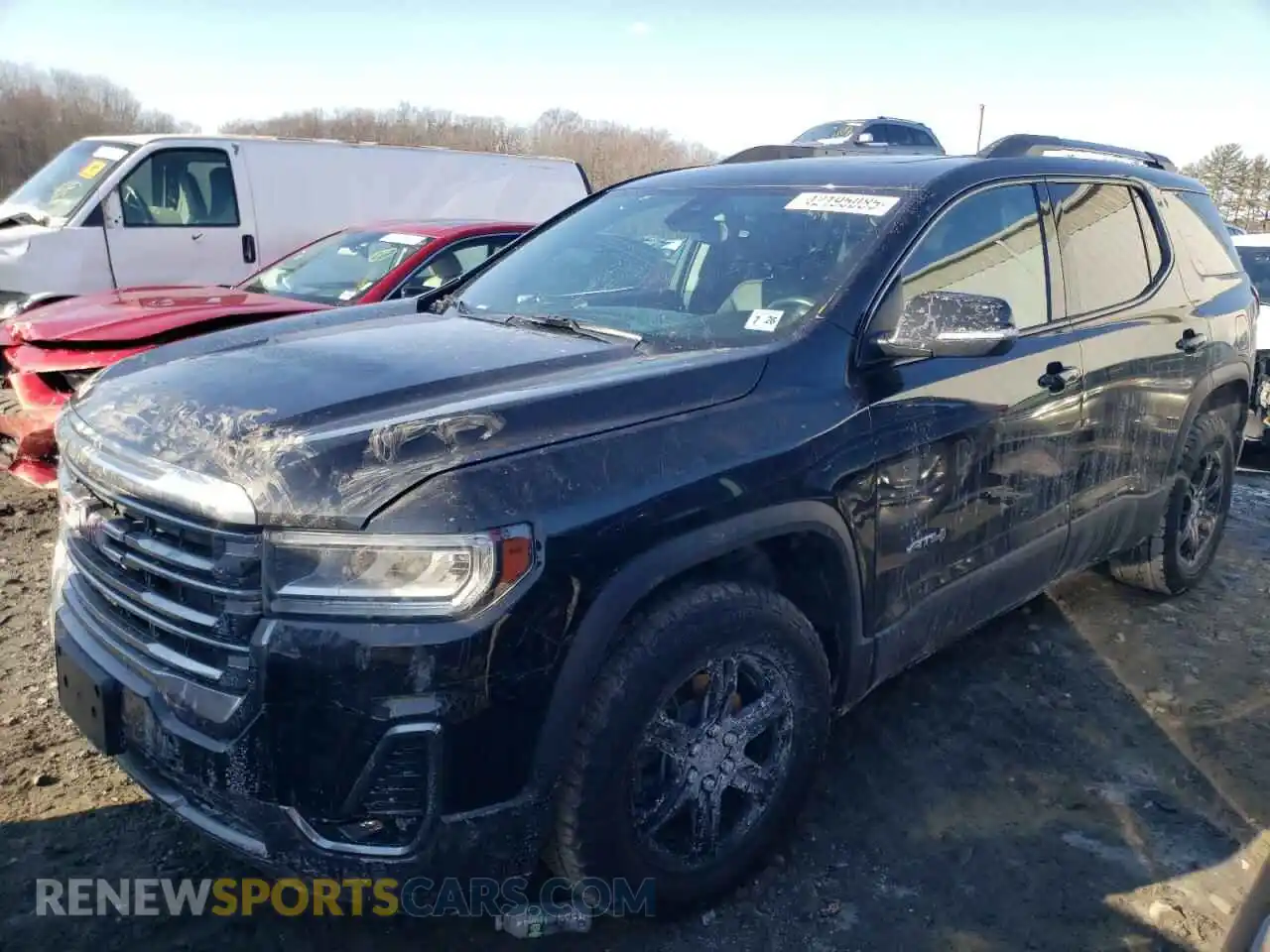 1 Photograph of a damaged car 1GKKNLLS0MZ235738 GMC ACADIA 2021