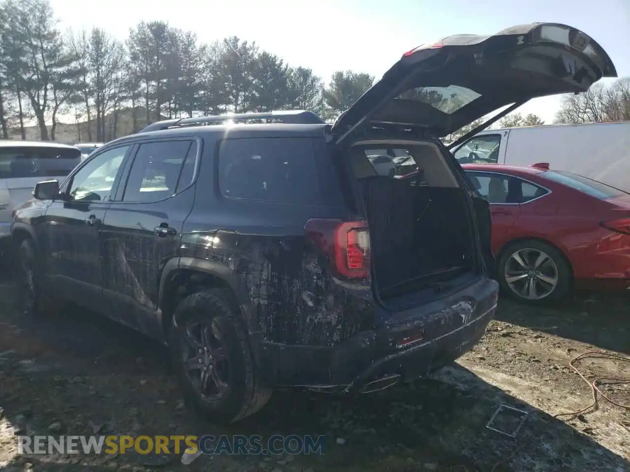 2 Photograph of a damaged car 1GKKNLLS0MZ235738 GMC ACADIA 2021