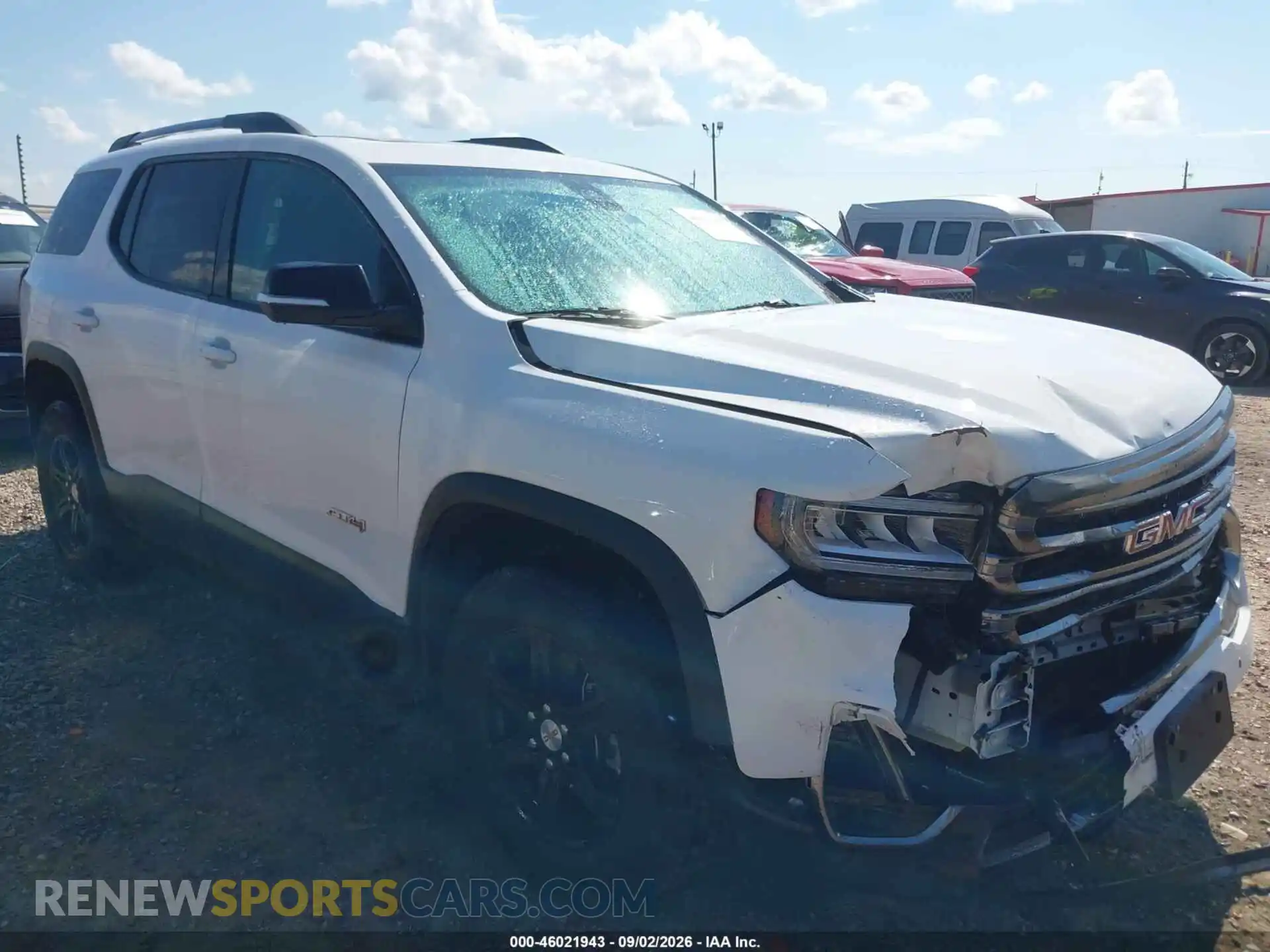 1 Photograph of a damaged car 1GKKNLLS2MZ109283 GMC ACADIA 2021