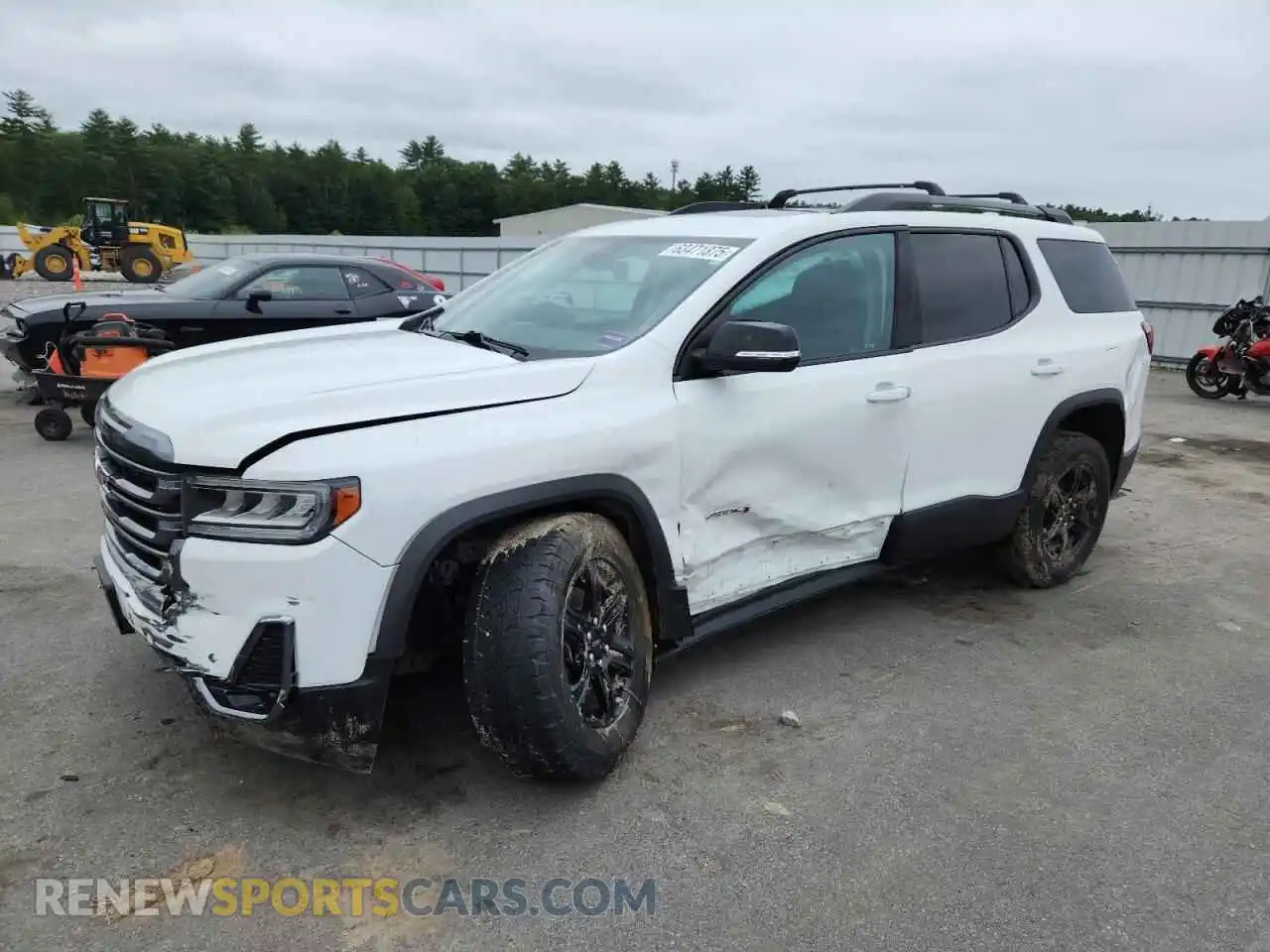1 Photograph of a damaged car 1GKKNLLS2MZ145510 GMC ACADIA 2021