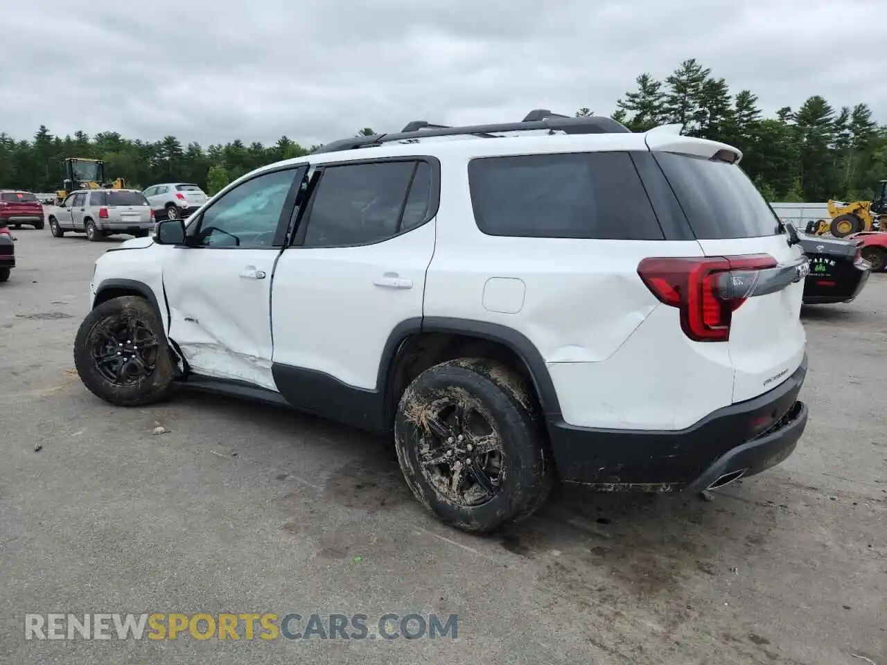 2 Photograph of a damaged car 1GKKNLLS2MZ145510 GMC ACADIA 2021