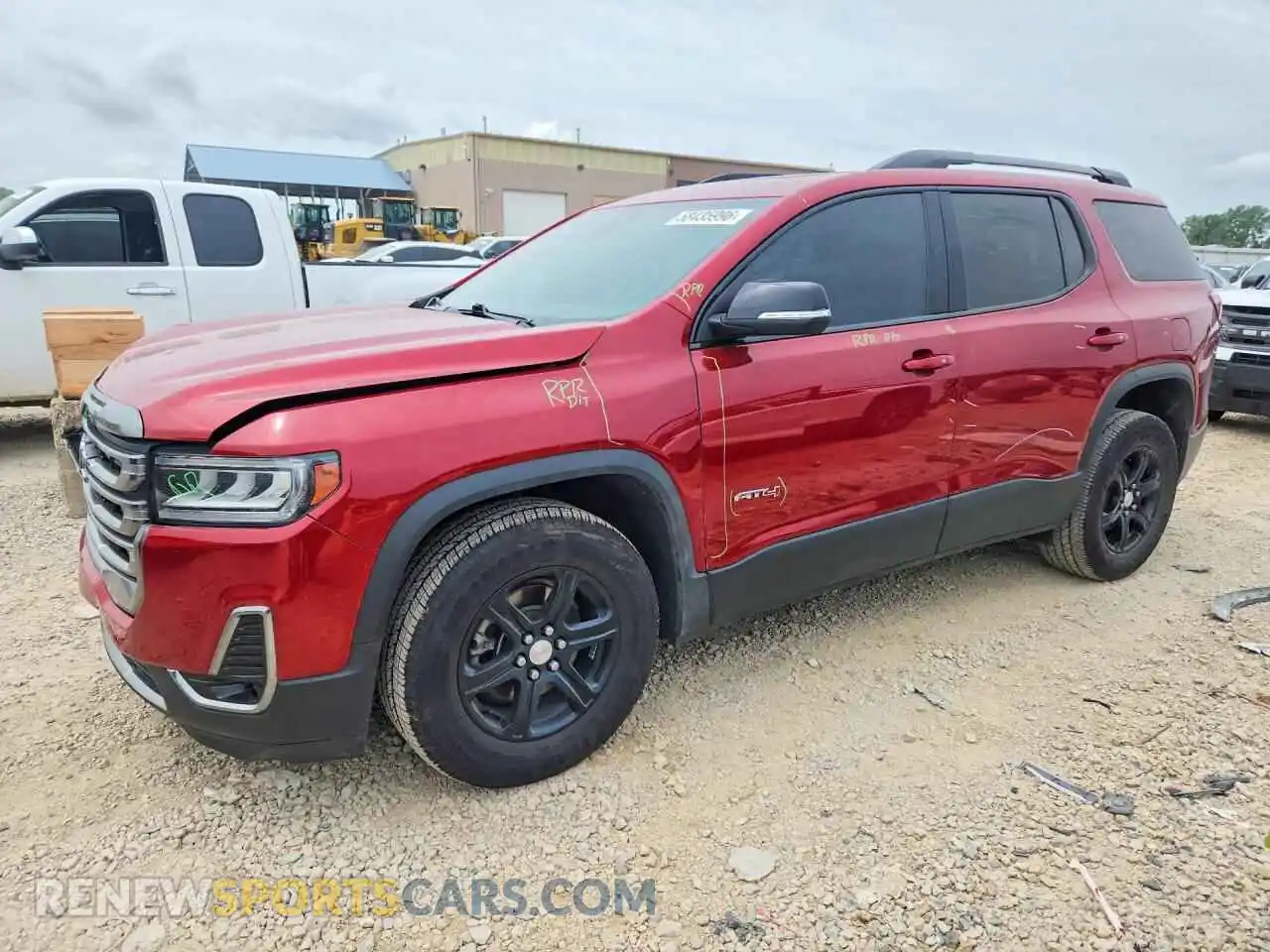 1 Photograph of a damaged car 1GKKNLLS2MZ154501 GMC ACADIA 2021