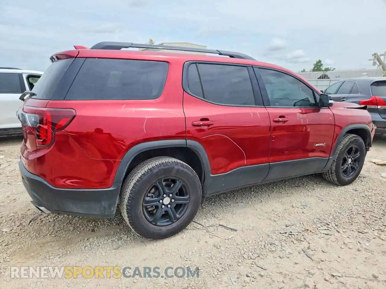 3 Photograph of a damaged car 1GKKNLLS2MZ154501 GMC ACADIA 2021