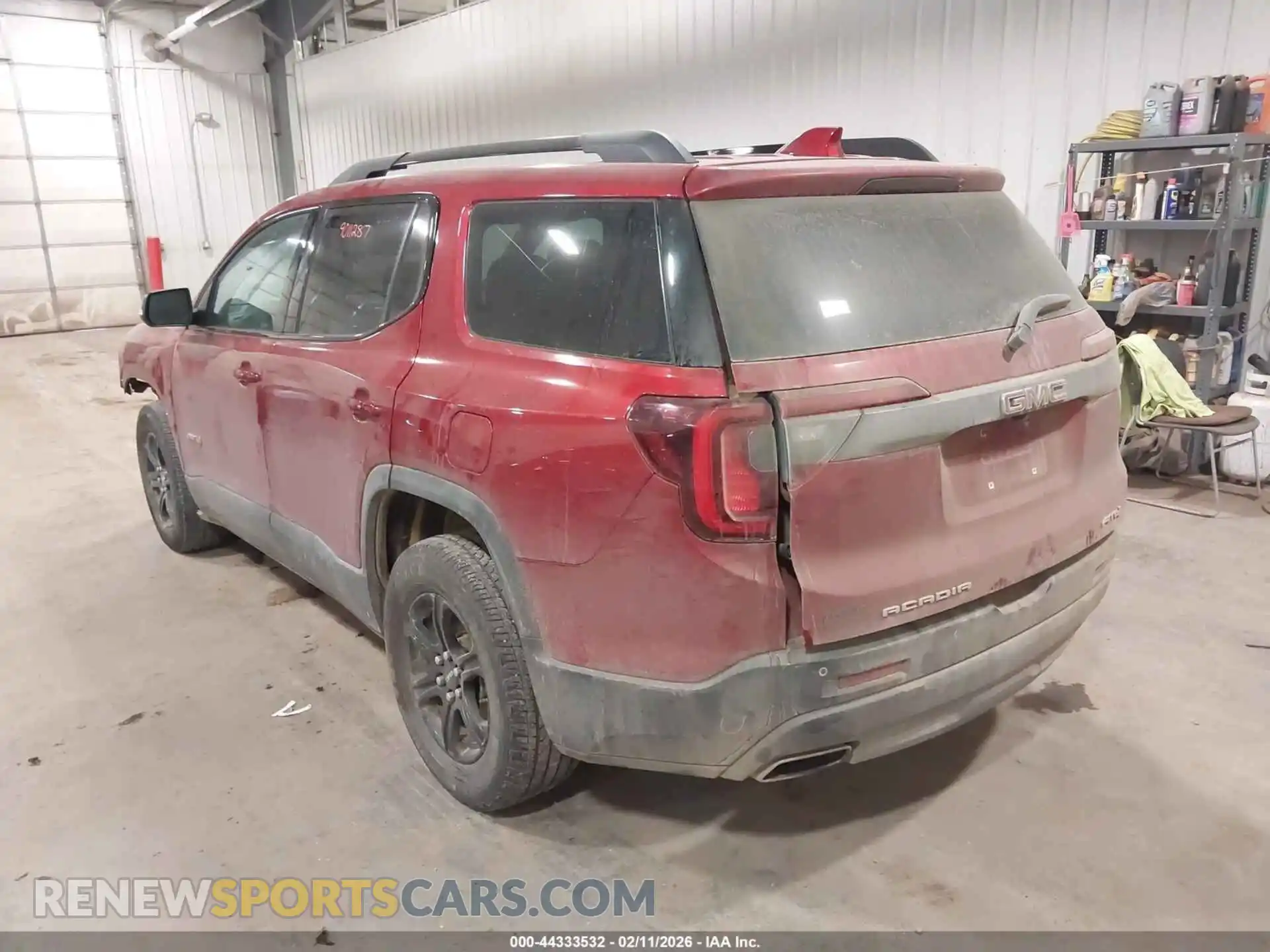 3 Photograph of a damaged car 1GKKNLLS2MZ231576 GMC ACADIA 2021