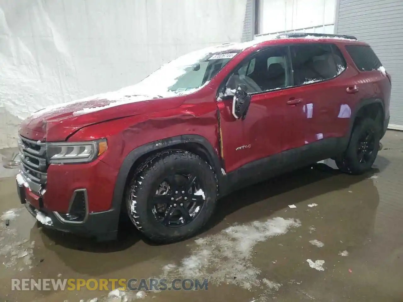 1 Photograph of a damaged car 1GKKNLLS2MZ234915 GMC ACADIA 2021