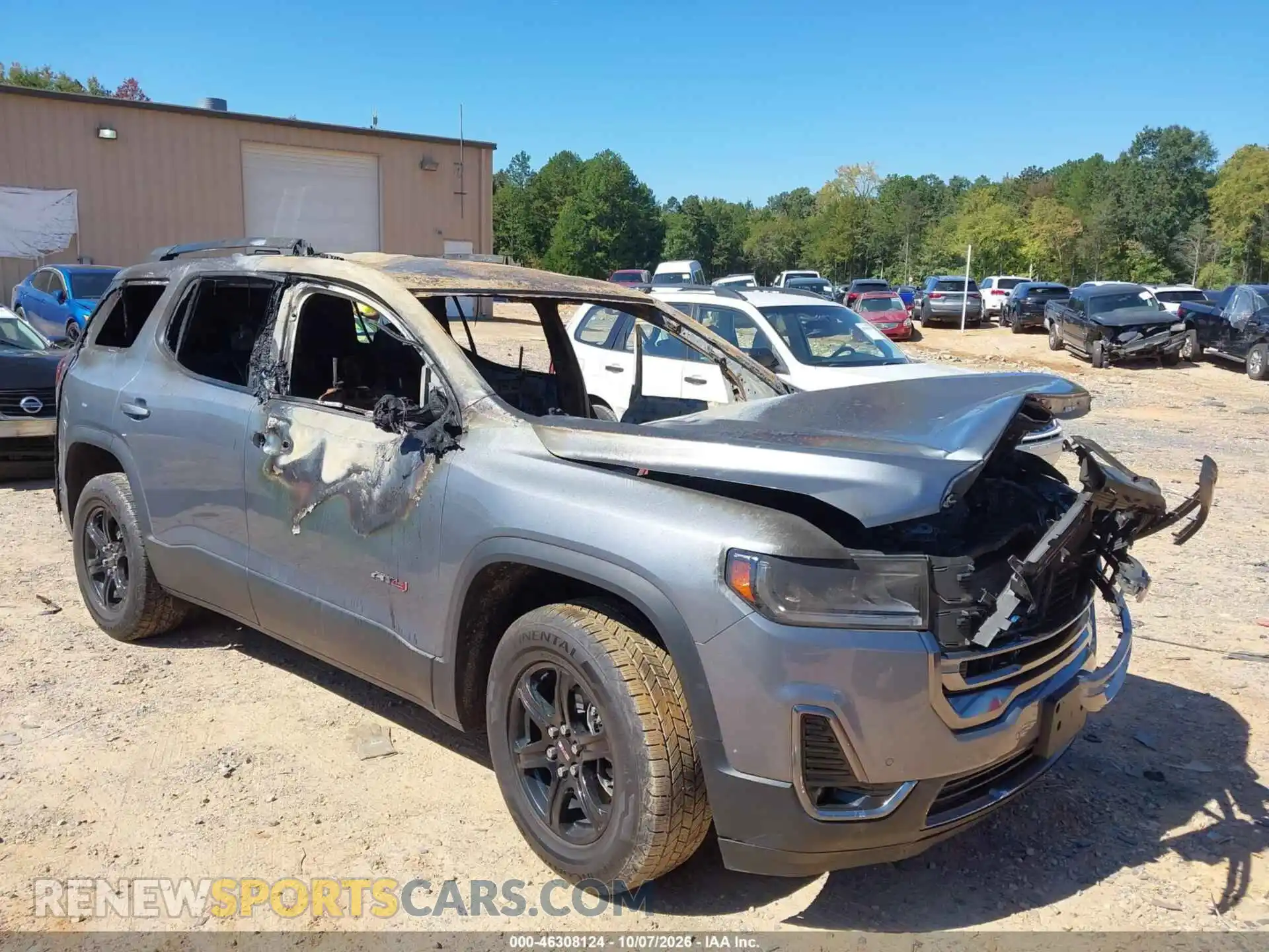1 Photograph of a damaged car 1GKKNLLS3MZ203883 GMC ACADIA 2021