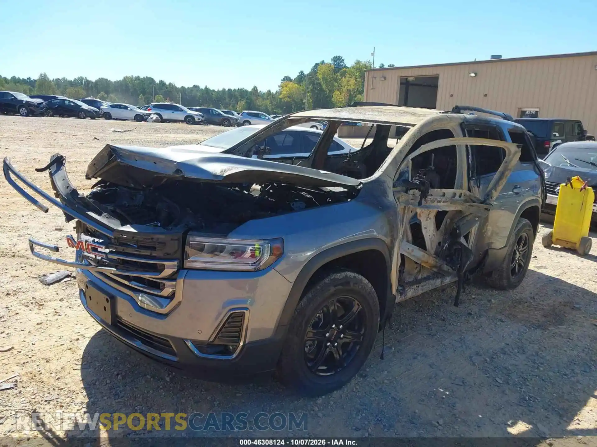 2 Photograph of a damaged car 1GKKNLLS3MZ203883 GMC ACADIA 2021