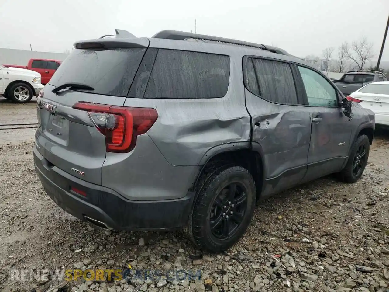 3 Photograph of a damaged car 1GKKNLLS4MZ168271 GMC ACADIA 2021