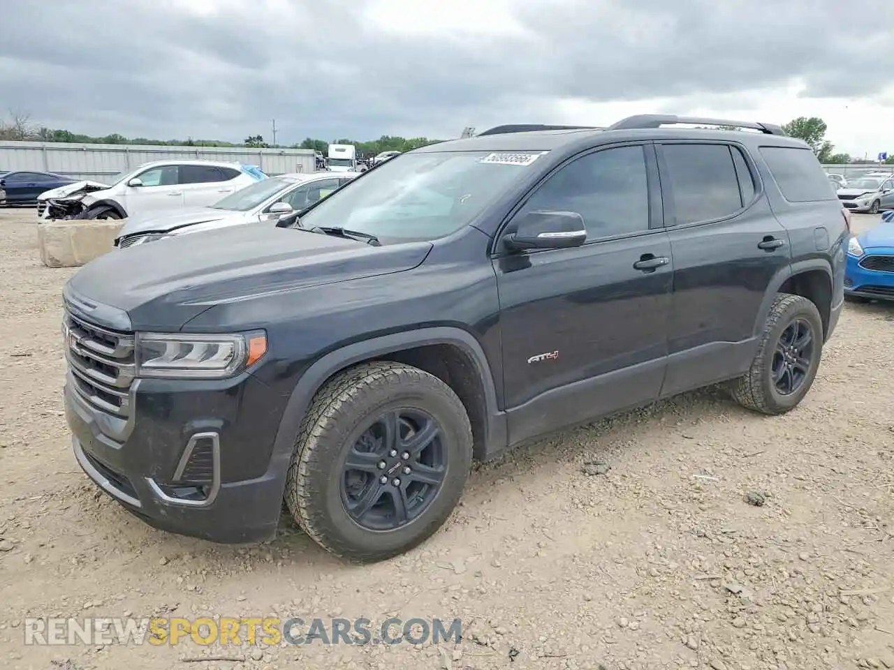 1 Photograph of a damaged car 1GKKNLLS4MZ187547 GMC ACADIA 2021