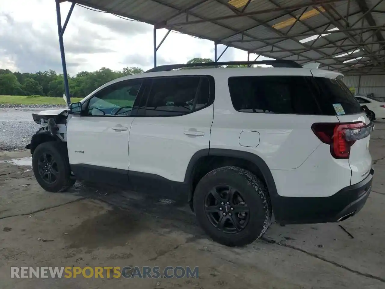 2 Photograph of a damaged car 1GKKNLLS6MZ121632 GMC ACADIA 2021